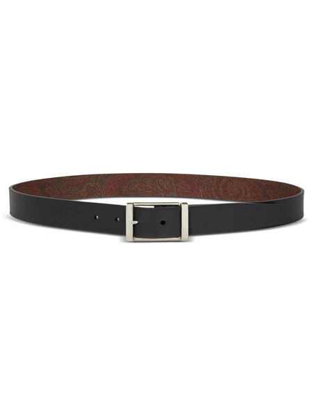  Etro Reversible Leather Belt - Brown 
