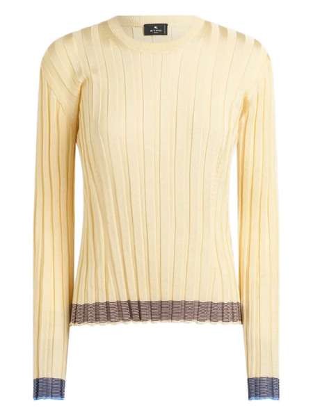  Etro Ribbed Sweater - Yellow 