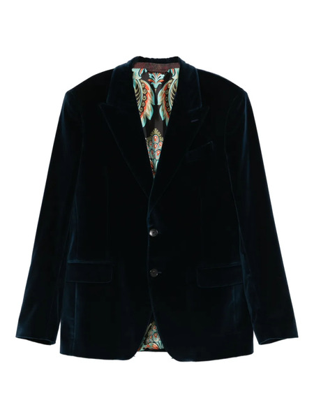  Etro Single-breasted Blazer - Blue 
