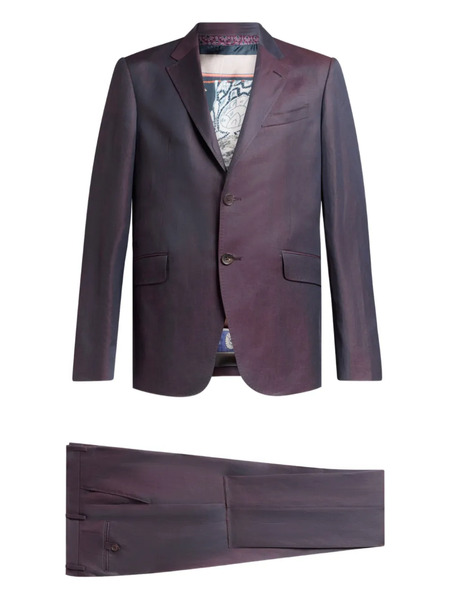  Etro Single-breasted Suit - Purple 