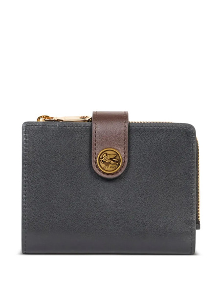  Etro Small Leather Wallet - Black 