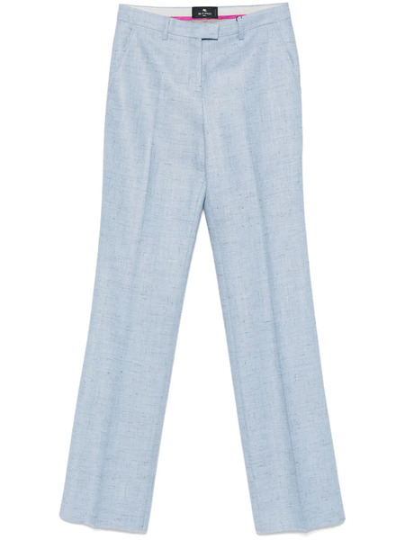  Etro Speckled Trousers - Blue 