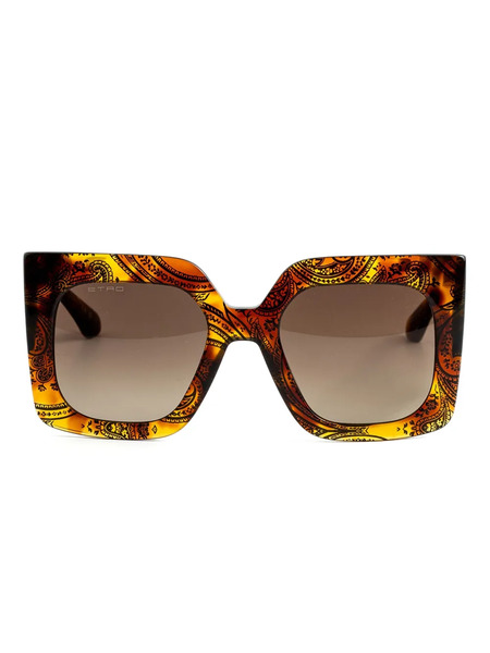  Etro Square-frame Sunglasses - Brown 
