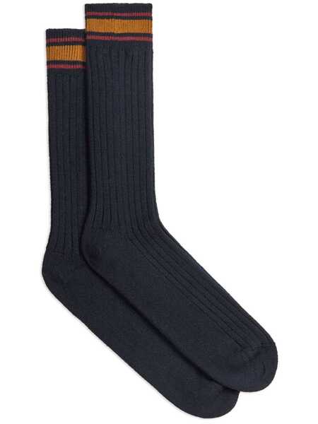  Etro Stripe-detailing Socks - Blue 
