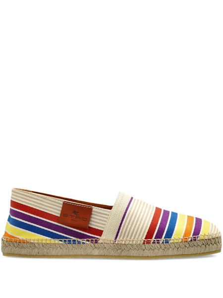  Etro Striped Espadrilles - Neutrals 