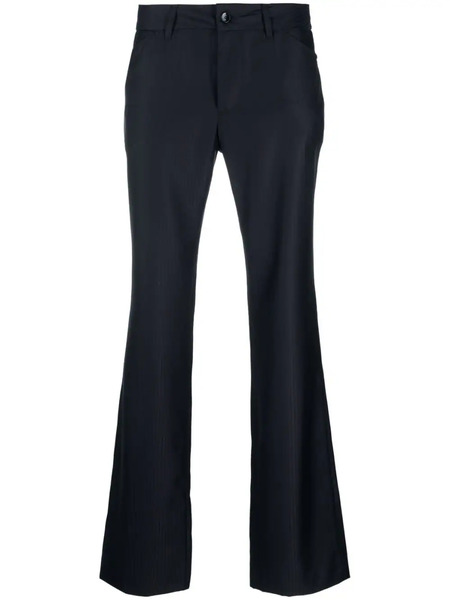  Etro Striped Wool Trousers - Blue 