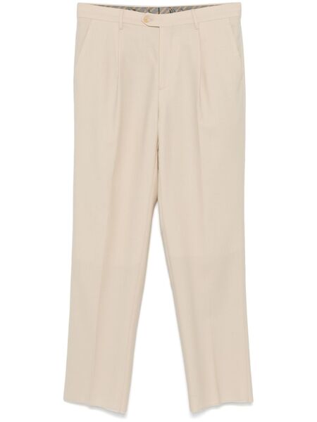  Etro Tailored Wool Trousers - Neutrals 