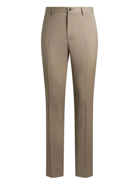  Etro Tailored Wool Trousers - Neutrals 