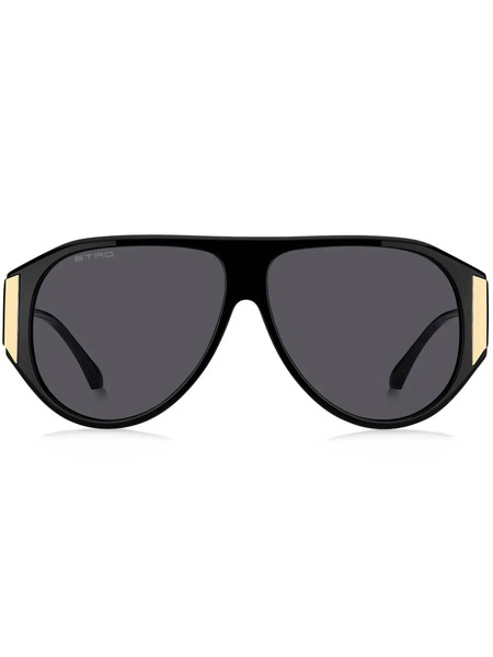  Etro Tailoring Oversize-frame Sunglasses - Black 