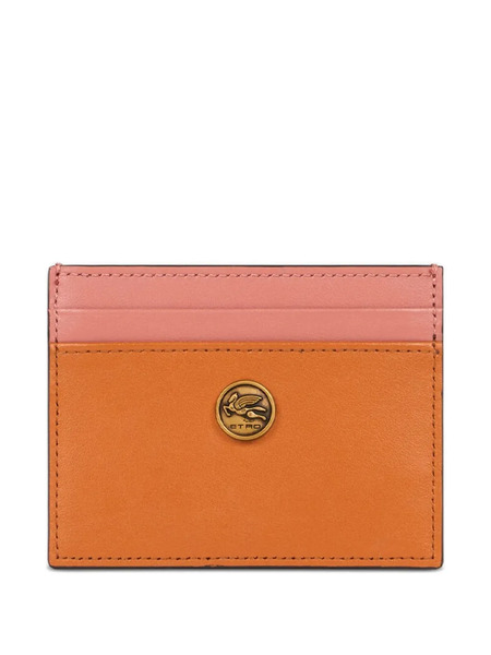  Etro Two-tone Cardholder - Orange 