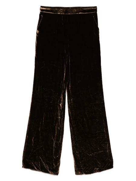  Etro Velvet Trousers - Brown 