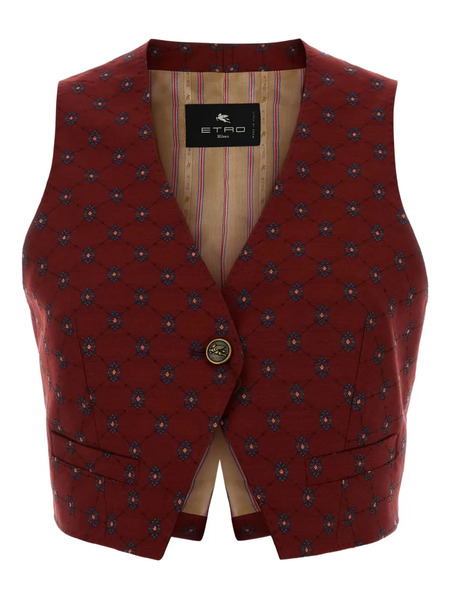  Etro Wool-blend Waistcoat - Red 