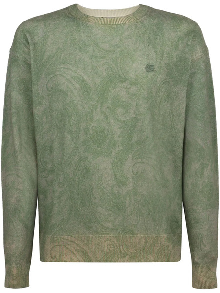  Etro Wool Sweater - Green 