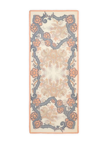  Etro Year Of Snake Scarf - Neutrals 