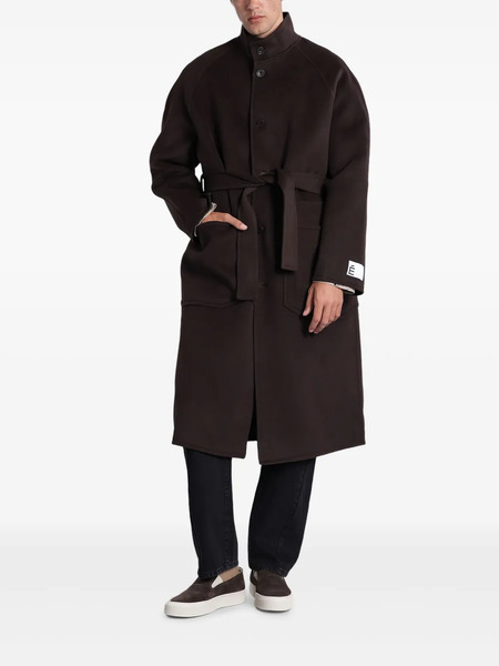  études Studio Belted Single-breasted Coat - Brown 