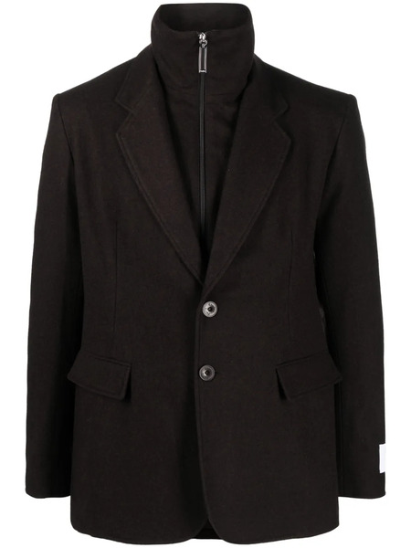  études Studio Halles Flannel Blazer - Brown 