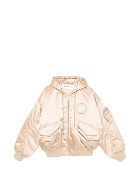  études Studio Hooded Oversized Bomber Jacket - Neutrals 