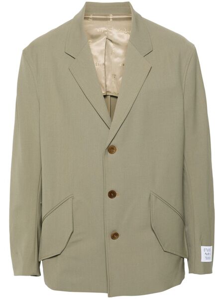  études Studio Icarus Suiting Virgin Wool Blazer - Green 
