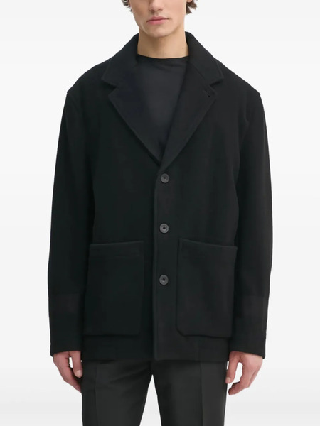 études Studio Patch-pocket Coat - Black 