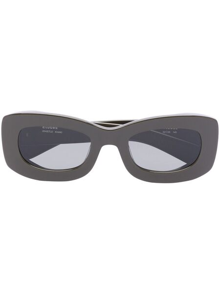  études Studio Square-frame Sunglasses - Green 