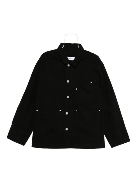  études Studio Twill Button-fastening Jacket - Black 