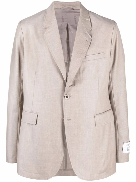  études Studio Virgin Wool Single-breasted Blazer - Neutrals 
