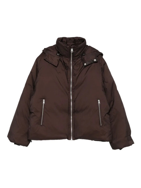  études Studio Zip-front Hooded Jacket - Brown 