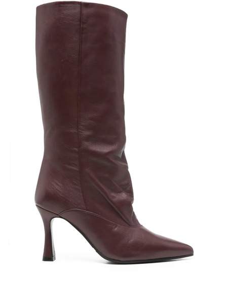  Evaluna 85mm Pointed-toe Boots - Red 