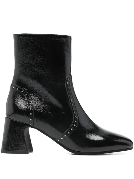  Evaluna Studded Block-heel Boots - Black 
