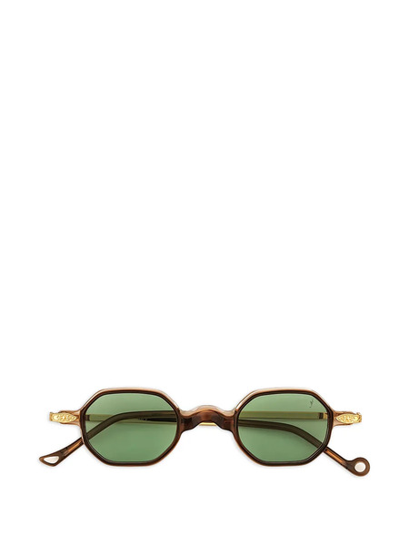  Eyepetizer Boca Geometric Sunglasses - Brown 