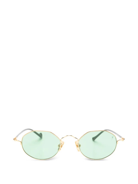  Eyepetizer Bokaap Oval-frame Sunglasses - Gold 