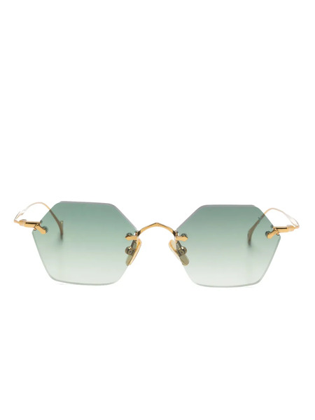  Eyepetizer Carnaby Geometric-frame Sunglasses - Gold 