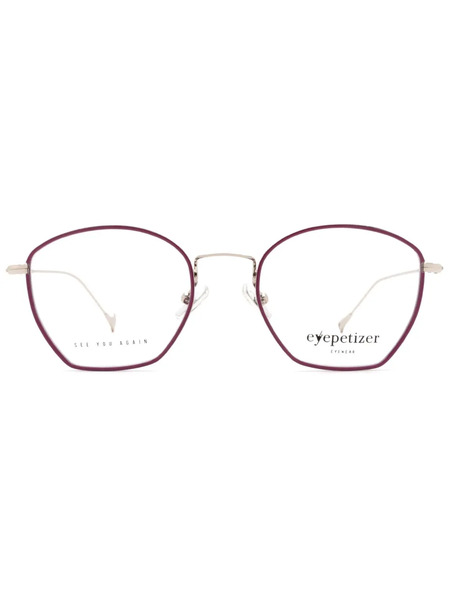  Eyepetizer Colette Geometric-frame Glasses - Purple 