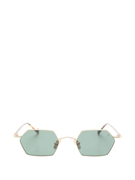  Eyepetizer Copper Geometric Sunglasses - Gold 