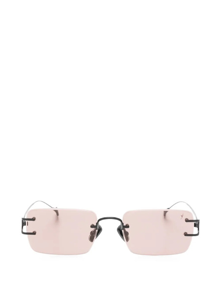  Eyepetizer Dillinger Rectangle-frame Sunglasses - Black 