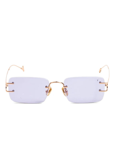  Eyepetizer Dillinger Rectangle-frame Sunglasses - Pink 
