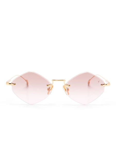 Eyepetizer Empire Geometric-frame Sunglasses - Gold 