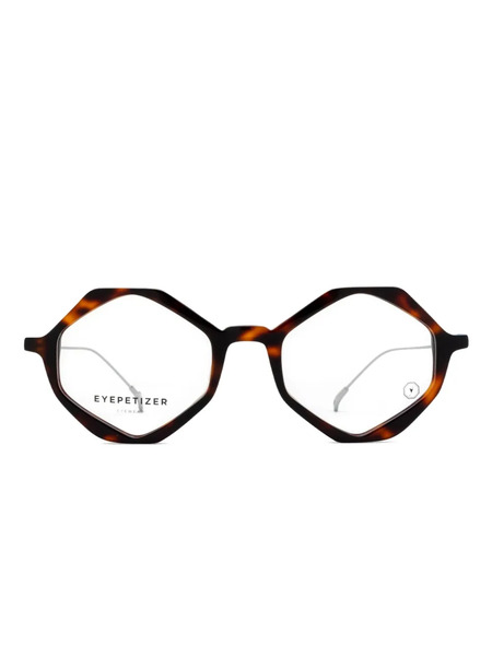  Eyepetizer Judith Geometric-frame Glasses - Brown 