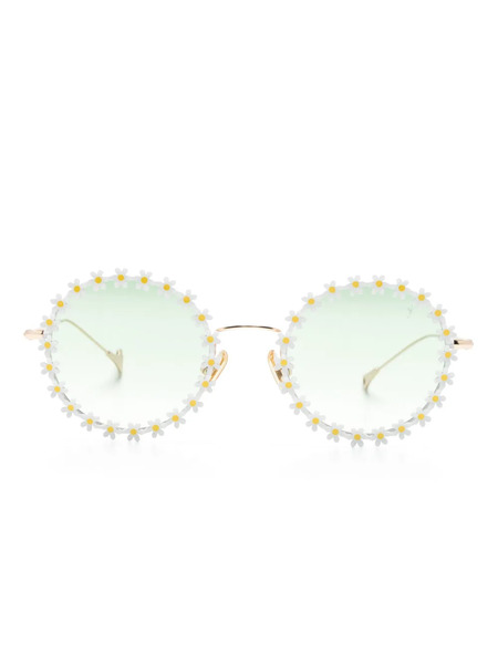  Eyepetizer Lulu Round-frame Sunglasses - Gold 