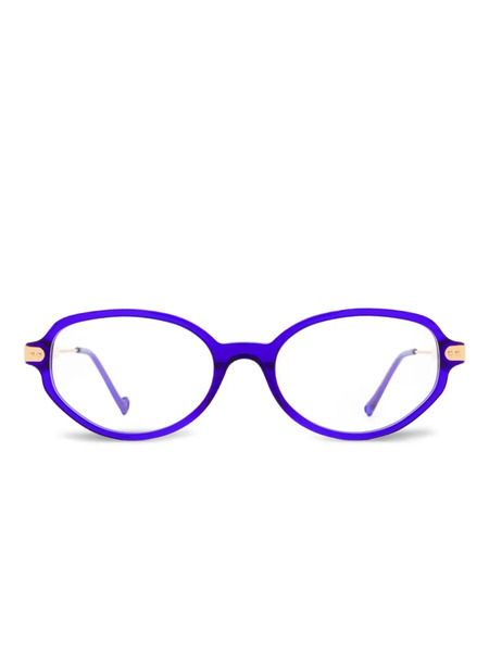 Eyepetizer Madison Oval-frame Glasses - Purple 