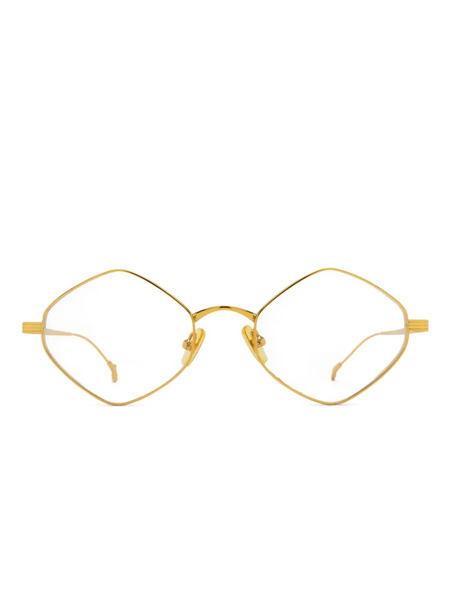  Eyepetizer Margaret Geometric-frame Glasses - Gold 