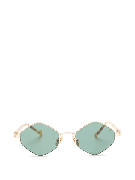  Eyepetizer Medina Geometric Sunglasses - Gold 
