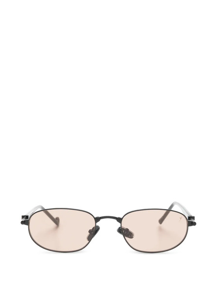  Eyepetizer Riad Oval-frame Sunglasses - Black 