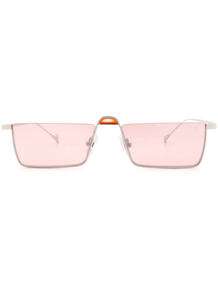 Eyepetizer Shibuya Rectangle-frame Sunglasses - Silver 