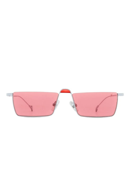  Eyepetizer Shibuya Rectangle Sunglasses - Silver 