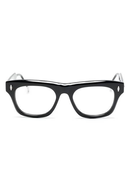  Eyepetizer Square-frame Acetate Glasses - Black 