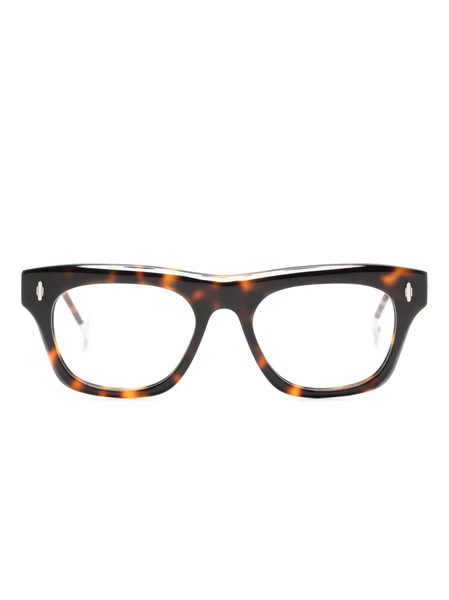  Eyepetizer Tortoiseshell-effect Round-frame Glasses - Brown 