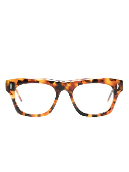  Eyepetizer Tortoiseshell-effect Round-frame Glasses - Brown 