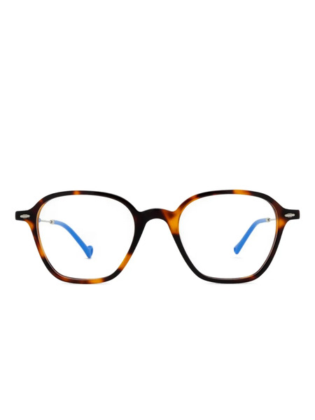  Eyepetizer Tortoiseshell-pattern Square-frame Glasses - Brown 