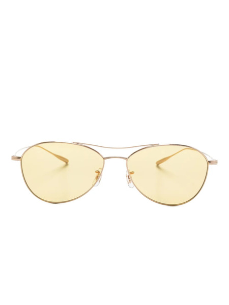  Eyevan7285 Geometric-frame Sunglasses - Gold 